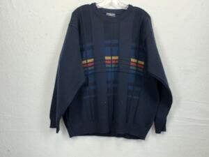 Fiordland Vintage Men's New Zealand Pure New Wool Sweater Size Large